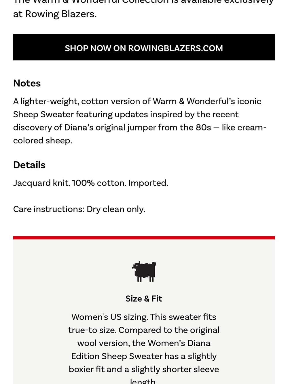 Warm & Wonderful Fitted "Diana Edition" Cotton Sheep Sweater Women’s Size XL - Picture 5 of 8